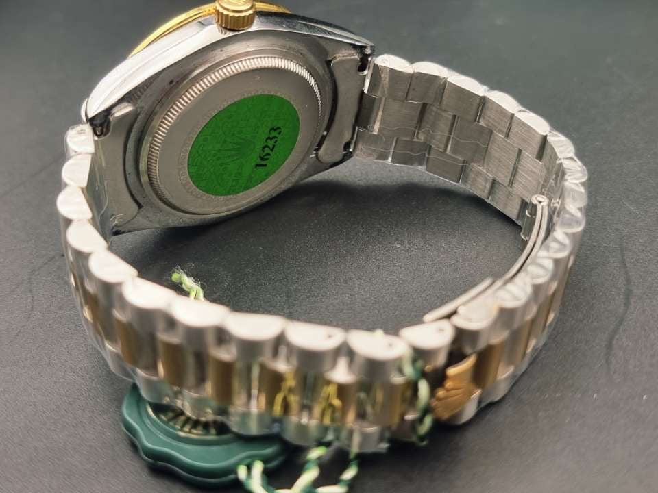 Luxury Rolex Style Datejust Watch – Two Tone Steel & Gold with Blue Dial